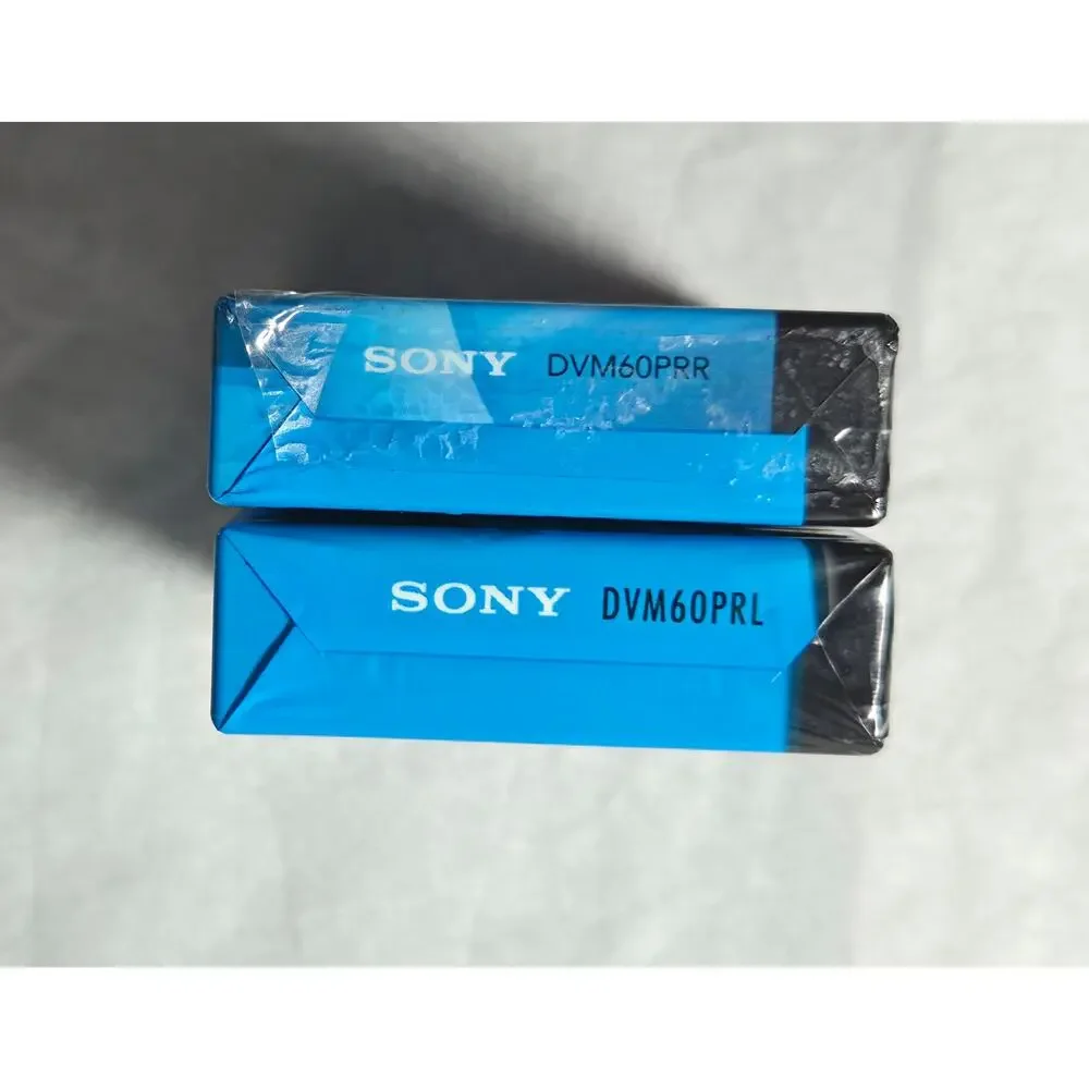 Sony MiniDV DVC 60 Minute Premium Digital Video Cassette Tapes Sealed Lot Of 2